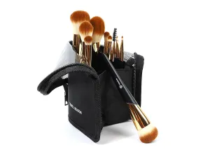 FABELOVE Makeup Brushes - 10 Pcs Professional Make up Brushes Sets for Women with Travel Bag | Travel Makeup Brush Set | Soft Skin Friendly Foundation Concealer Blush Highlighter | Eyeshadow Brush Set