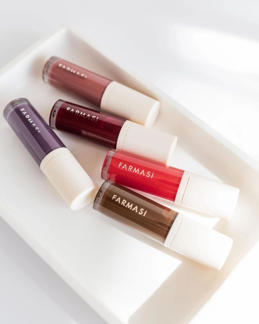 FARMASi Tinted Lip Plumper, Plumping Lip Gloss, Promoting Natural Circulation for Fuller, Younger Looking Lips, Hydrating, High-Shine, Volumizes, 0.2 fl.oz (01 Fiery, 0.2)