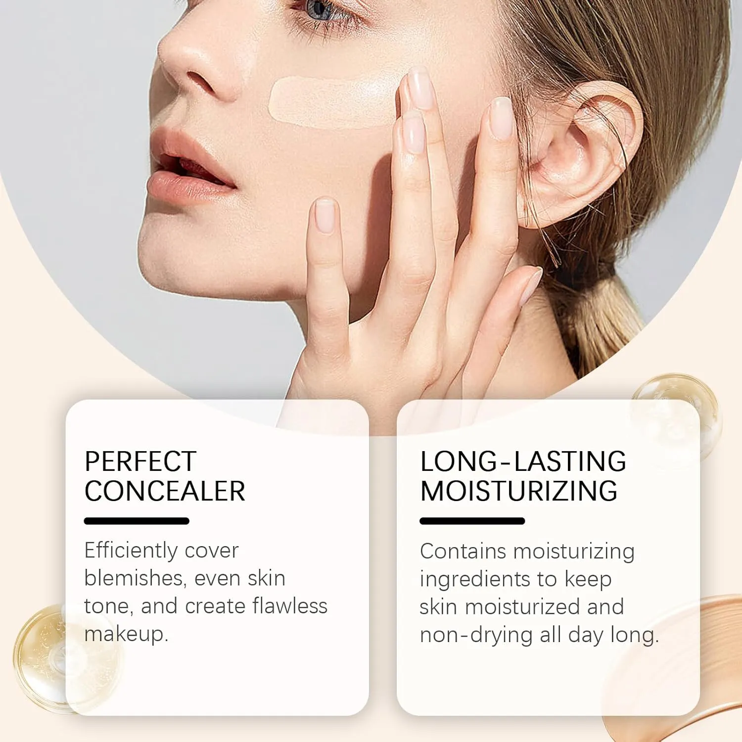 Felhoe Under Eye Brightener, Felhoe Under Eye Brightener, Eye Brightener, Neutraln Under Eye Brightener, Conceal & Brighten Dark Circles, Moisturizing and Waterproof