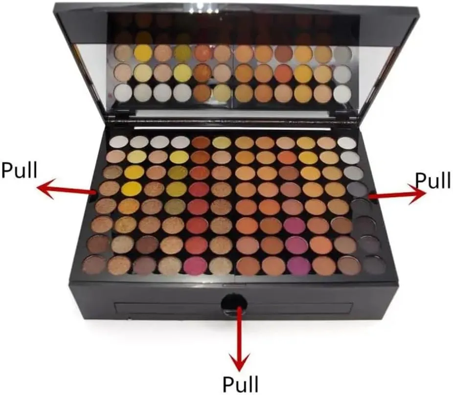 FMURY Color Piano Box Eye Shadow Color Palette Brush Waterproof Eyebrow Concealer Beauty Cosmetics Set