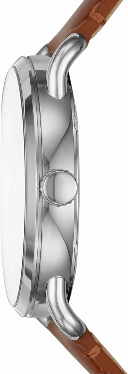 Fossil Men's Copeland Quartz Stainless Steel and Leather Three-Hand Watch