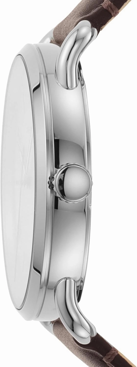 Fossil Men's Copeland Quartz Stainless Steel and Leather Three-Hand Watch