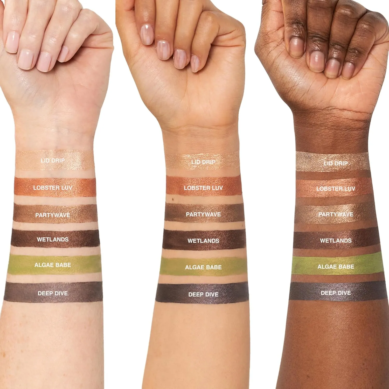 Freck Beauty SHADOW SLIDE Long Wear H2O Shadow Stick – Creamy, Waterproof Eyeshadow Crayon, Highly Pigmented, Smudge-Resistant, Easy Glide for All-Day Wear | LID DRIP (Warm Champagne)