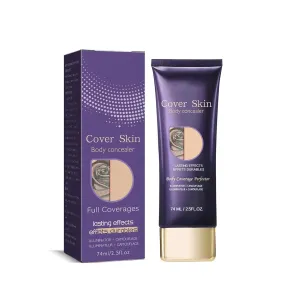 Full Body Skin Tone Concealer, Waterproof Leg and Body Makeup, Long-Lasting Body Foundation Concealer, Suitable for Tattoo Covering, High Pigmentation Body Concealer