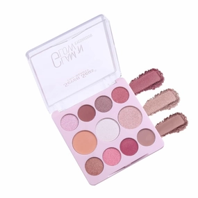 G.lam N Glow Eyeshadow 11 Pigmented Colors Eyeshadow Palette| Long Wearing And Easily Blendable Eye Makeup Palette | Matte & Metallic Finish (Skin)