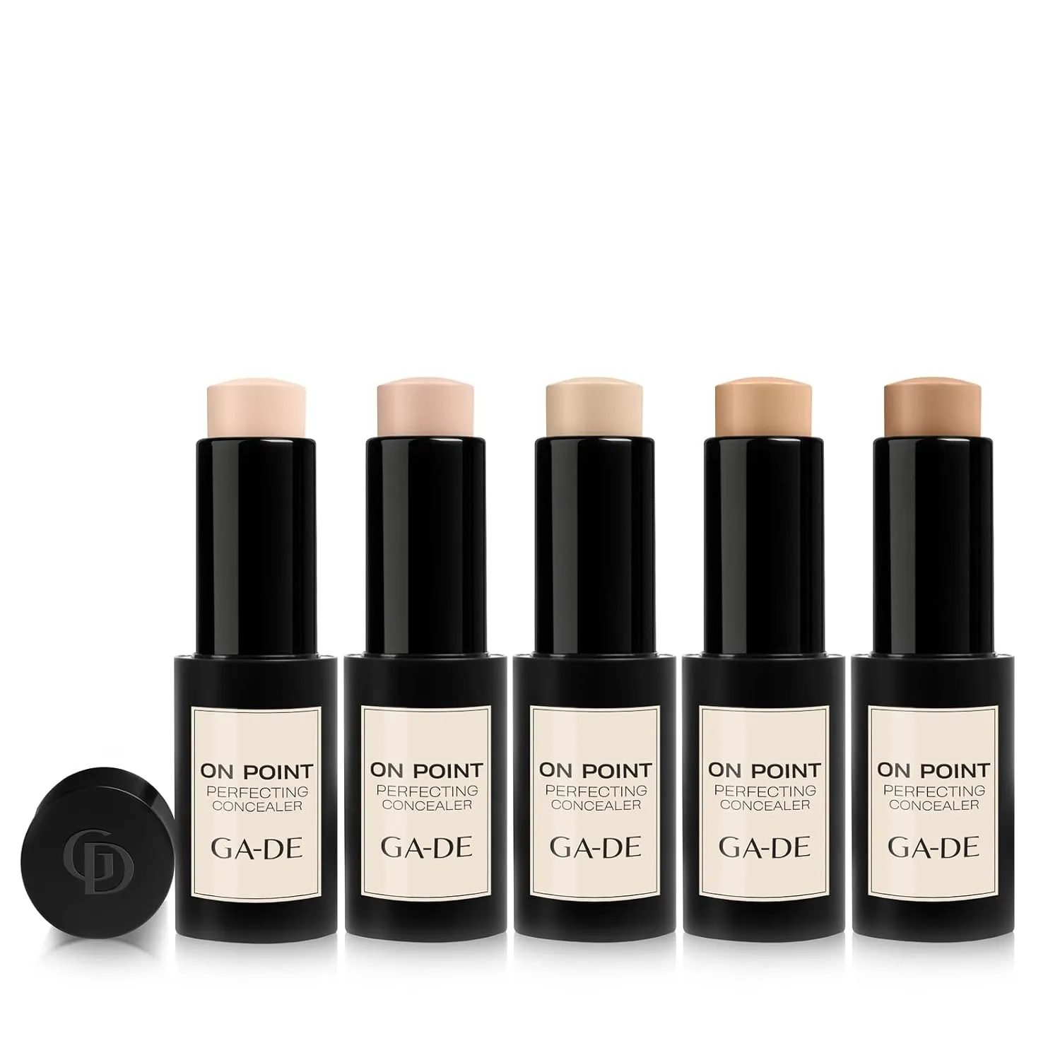 GA-DE On Point Perfecting Concealer Stick, 50 - Concealer for Dark Circles, Evens Skin Tone, Moisture Retention - Ideal for All Skin Types - 0.15 oz