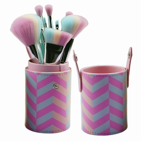 Gatuida Essential Makeup Brush Set 10pcs Beauty Tools Foundation Blush Eye Shadow Easy to Clean