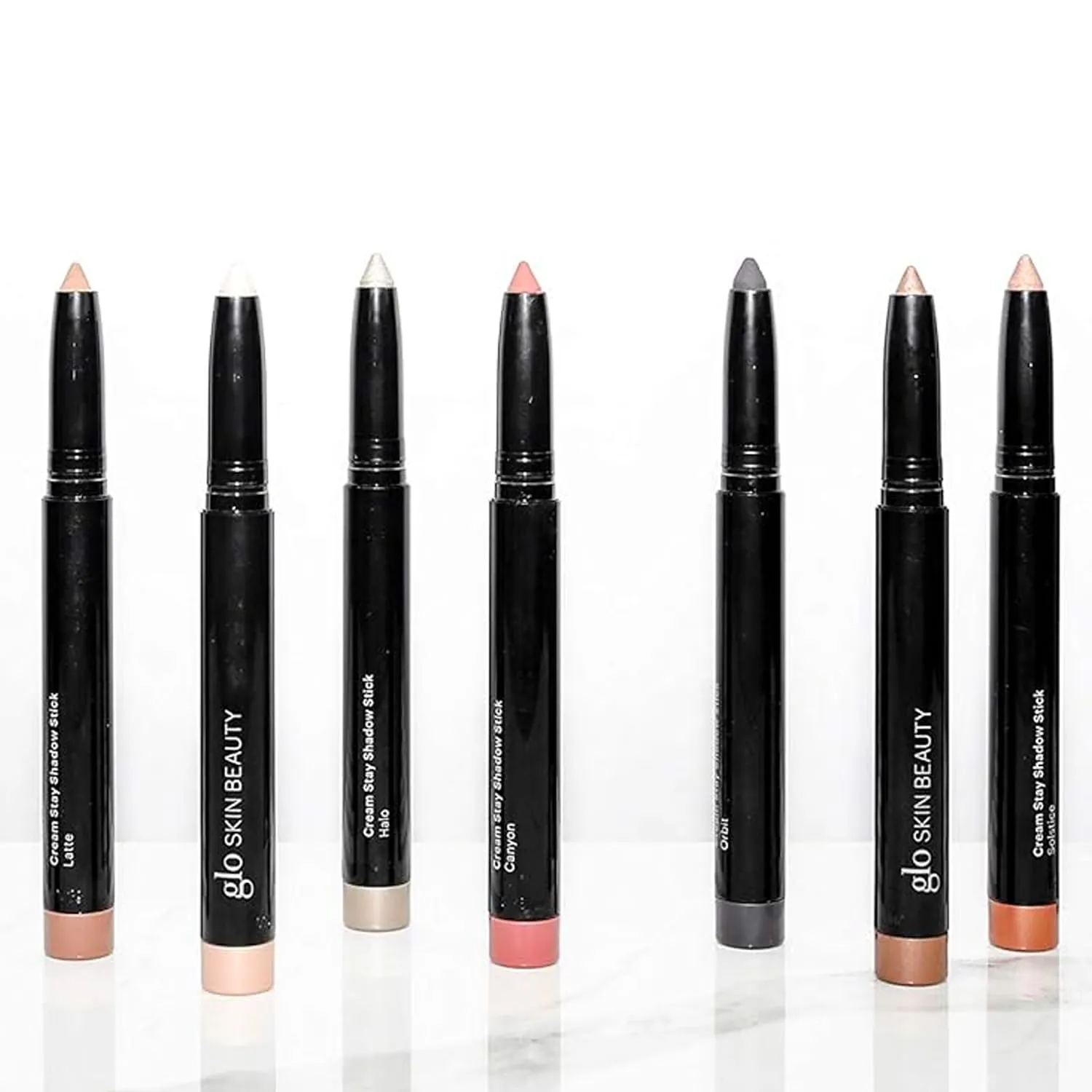 Glo Skin Beauty Cream Stay Shadow Stick (Halo) - Multi-Purpose Eyeshadow Mineral Makeup Can Also Be Used as Liner on Lips or Cheeks, 12-Hours of Wear