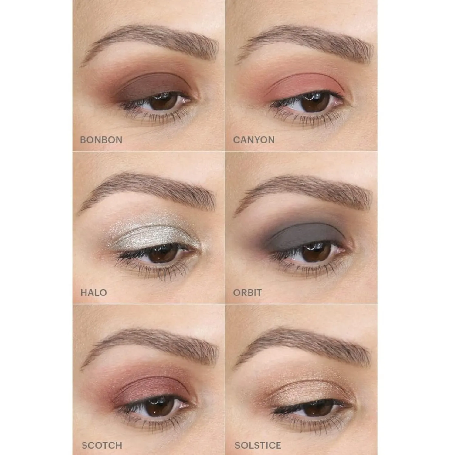 Glo Skin Beauty Cream Stay Shadow Stick (Halo) - Multi-Purpose Eyeshadow Mineral Makeup Can Also Be Used as Liner on Lips or Cheeks, 12-Hours of Wear