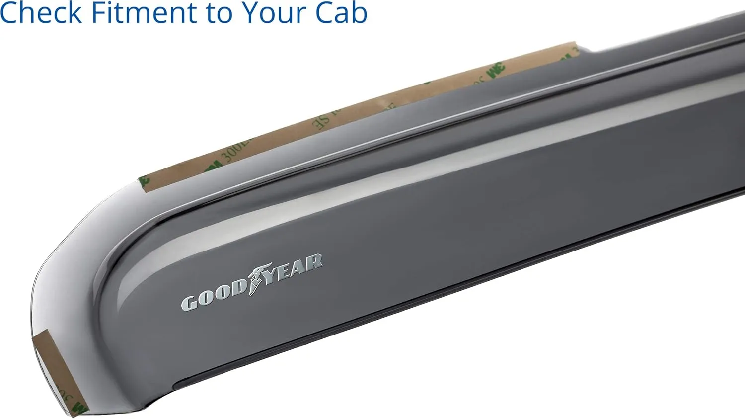 Goodyear Shatterproof in-Channel Window Deflectors Compatible with Toyota Corolla Cross 2022-2025, Rain Guards, Window Visors for Cars, Vent Deflector, Car Accessories, 4 pcs - GY007895