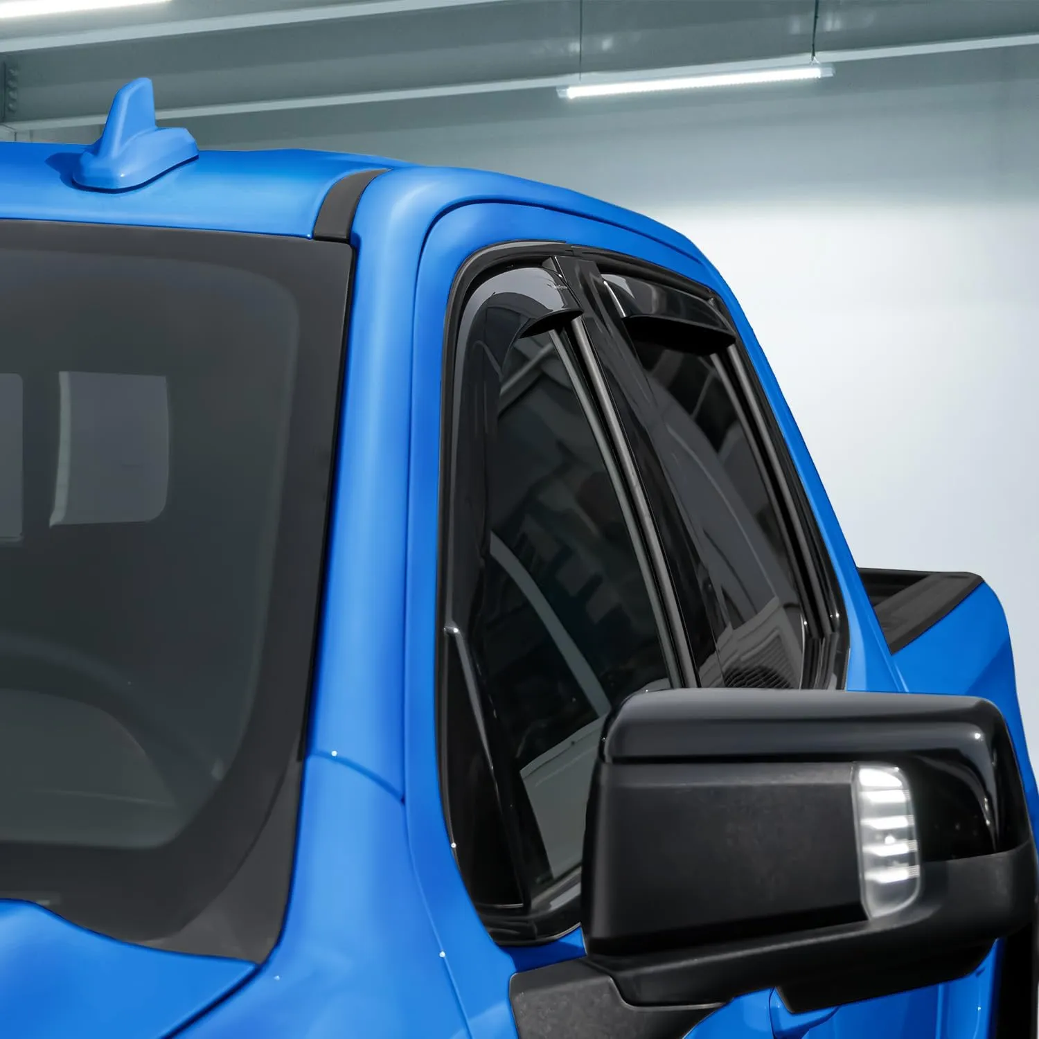 Goodyear Shatterproof in-Channel Window Deflectors for Trucks GMC Sierra 1500 2019-2025 Crew Cab, Rain Guards, Window Visors, Vent Deflector,Truck Accessories,4pcs- GY003415LPv