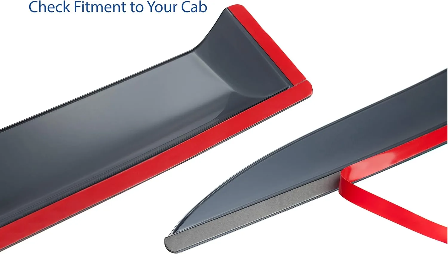 Goodyear Shatterproof Window Deflectors for Toyota Tundra 2022-2025 CrewMax, Tape-on Rain Guards, Window Visors, Vent Deflector Visor,Car Accessories,4 pcs. - GY008611