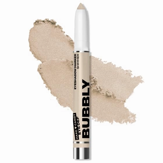 Hard-candy Eye Def Eyeshadow Stick, Shimmer, Creamy, Blendable Color. Metallic Champagne