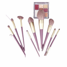 HBJWOV 9 pcs makeup brush set eye shadow powder brush powder blusher concealer brush soft hair beauty tools