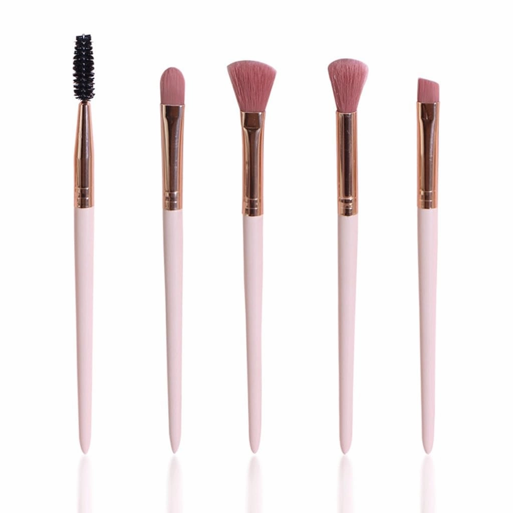 HBJWOV Makeup brush set 5 pieces of eye shadow brush eyelash curl eye brush full set of makeup tools