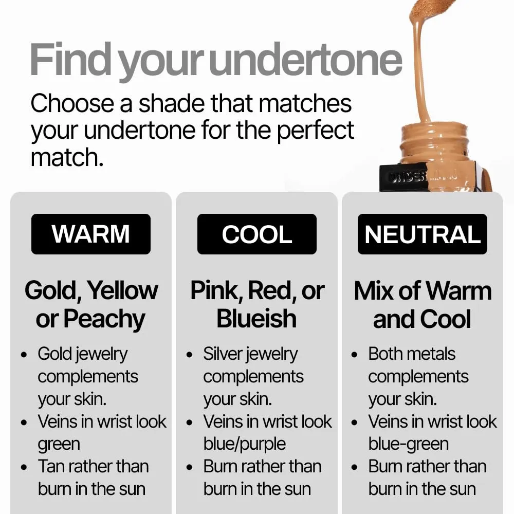 HIDE Liquid Concealer, Medium to Full Coverage Concealer for Blemishes, Under Eye Dark Circles & Scars, Oil Free Concealer, Porcelain (See Shade Finder), 0.5 fl oz