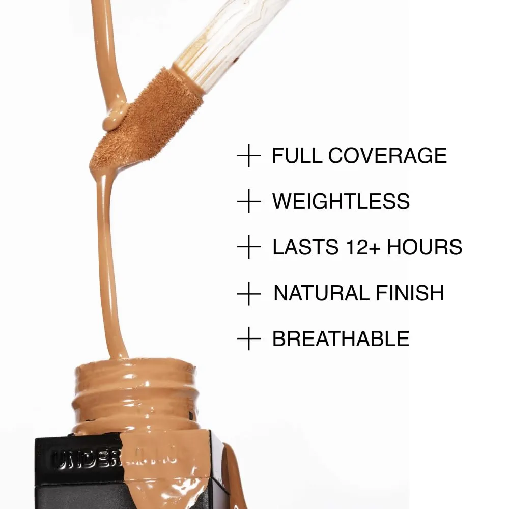 HIDE Liquid Concealer, Medium to Full Coverage Concealer for Blemishes, Under Eye Dark Circles & Scars, Oil Free Concealer, Porcelain (See Shade Finder), 0.5 fl oz