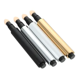 IMIKEYA 4Pcs Refillable Empty Concealer Tubes - 3ML Liquid Foundation Dispenser Pen Bottles for BB Cream and Cosmetic Makeup Storage - for On The Go Touch Ups