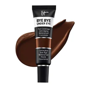 IT Cosmetics Bye Bye Under Eye Concealer - Waterproof Full Coverage Concealer For Dark Circles, Fine Lines, Redness & Discoloration, Formulated with Hyaluronic Acid, Natural Finish – 0.4 fl oz