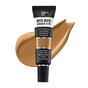 IT Cosmetics Bye Bye Under Eye Concealer - Waterproof Full Coverage Concealer For Dark Circles, Fine Lines, Redness & Discoloration, Formulated with Hyaluronic Acid, Natural Finish – 0.4 fl oz