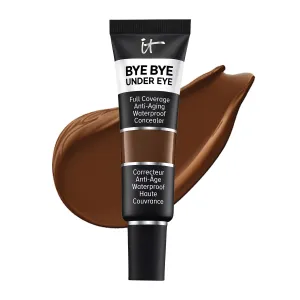 IT Cosmetics Bye Bye Under Eye Concealer - Waterproof Full Coverage Concealer For Dark Circles, Fine Lines, Redness & Discoloration, Formulated with Hyaluronic Acid, Natural Finish – 0.4 fl oz