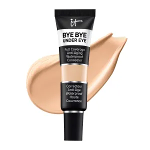 IT Cosmetics Bye Bye Under Eye Full Coverage Concealer - for Dark Circles, Fine Lines, Redness & Discoloration - Waterproof - Natural Finish – 0.4 fl oz