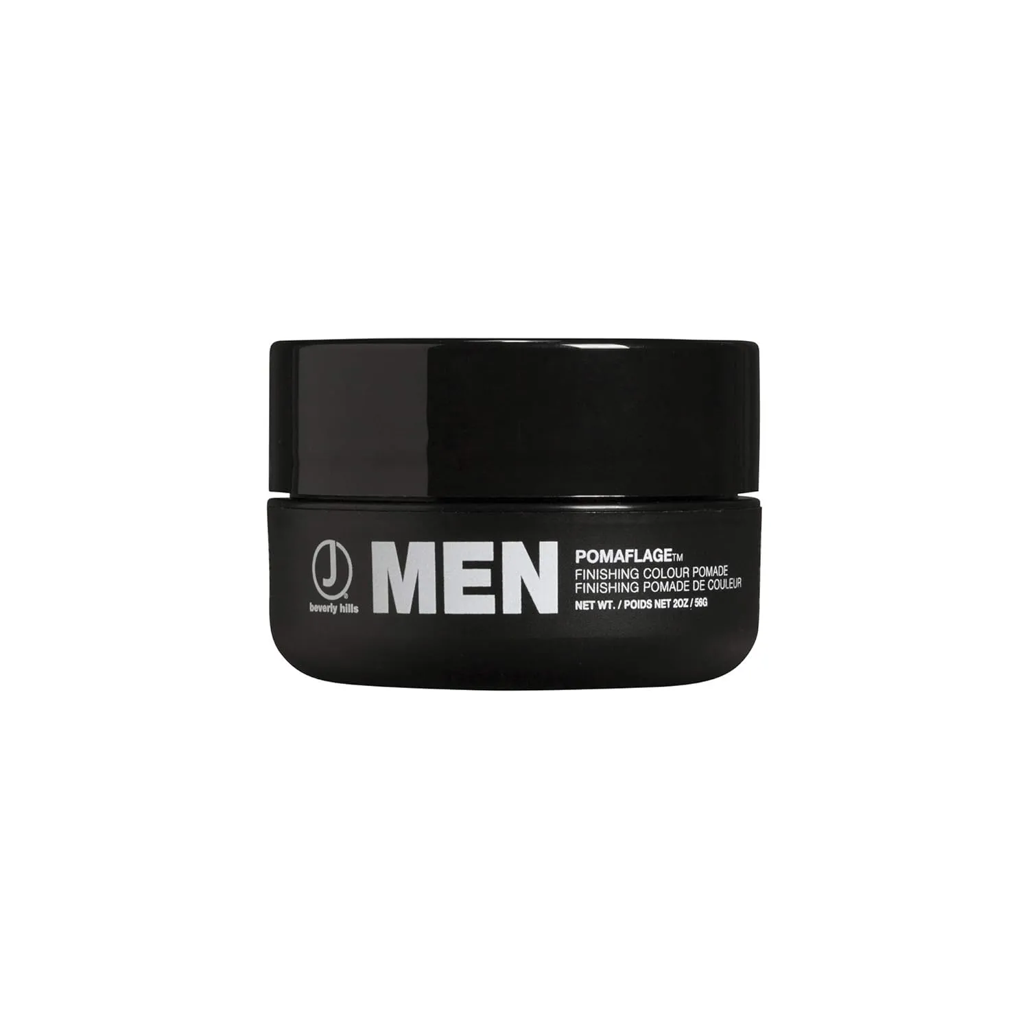 J Beverly Hills Men's Pomaflage Finishing Color Pomade Grey Concealer With Medium Hold, 2 Oz
