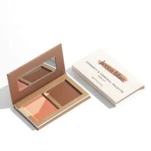 Jecca Blac Correct and Conceal Medium Coverage Palette, Lightweight Long Lasting Formula, Medium To Full Coverage, Gender Neutral and LGBTIQA  Inclusive Make Up, Dark 6.0, 12g