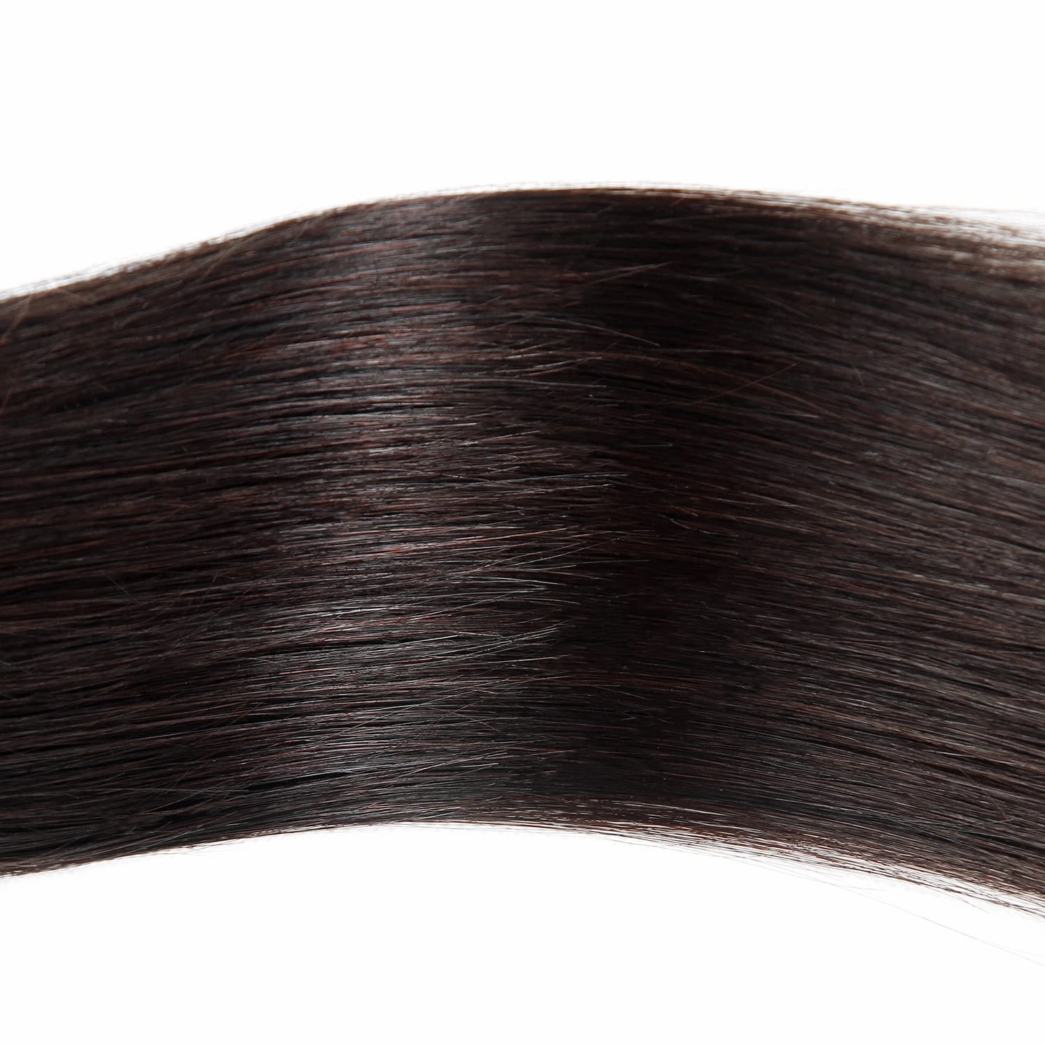 JIAMEISI I Tip Human Hair Extensions,Pre Bonded Stick Tip Hair #2 Darkest Brown Cold Fusions 14inch 0.5g/s 100strands 50g Real Human Hair I Tip