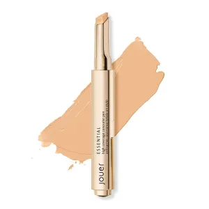 Jouer Essential High Coverage Crème Concealer Pen | Medium to Full Coverage | Healthy Ingredients | Paraben, Gluten & Cruelty Free | Vegan Friendly