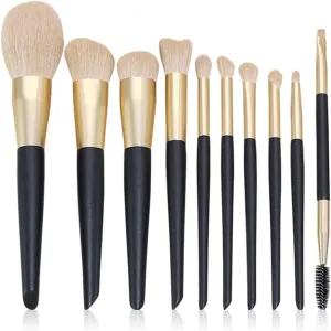 JSEIAJB Makeup Brush Set, 10 Pieces, Full Set of Powder Eye Shadow Repair and Brush Beauty Tools