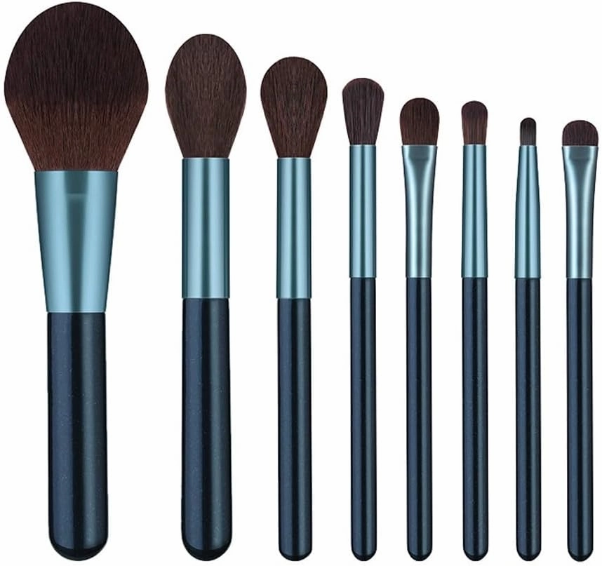 JSEIAJB 8 Pieces of Makeup Brush Set, Full Set of Powder Eye Shadow Beauty Tools