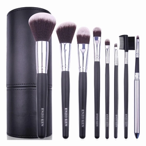JSEIAJB Makeup brush set 8 pieces, full set of eye shadow brush, makeup brush set, makeup tools, powder brush