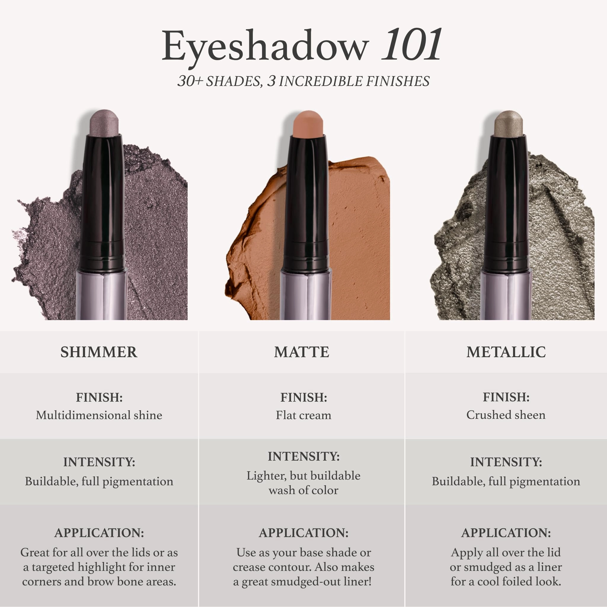 Julep Eye Brightening Duo: Champagne Shimmer and Pearl Shimmer Eyeshadow Stick Eye Makeup