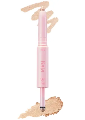 Kaja Eyeshadow - Wink Dazzle 02 Champagne Sequin (Shimmer) | Glitter, Smudge Proof, Creamy Formula, Vegan, Cruelty-Free, Creamy, Blendable, High Pigmentation Shimmer Stick, Long Lasting, Waterproof