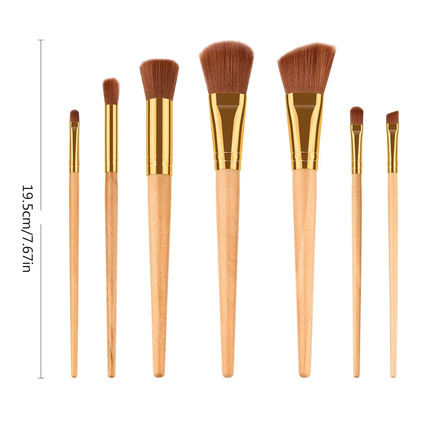Kits Sets 10Pcs Cosmetic Mini Brush Brush Eyeshadow Tools Eyebrow Makeup Brush Anime Pencil Case