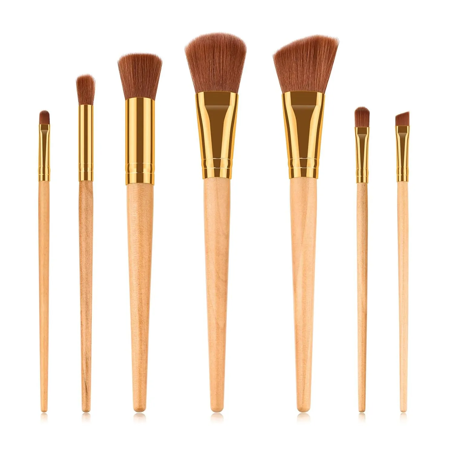 Kits Sets 10Pcs Cosmetic Mini Brush Brush Eyeshadow Tools Eyebrow Makeup Brush Anime Pencil Case