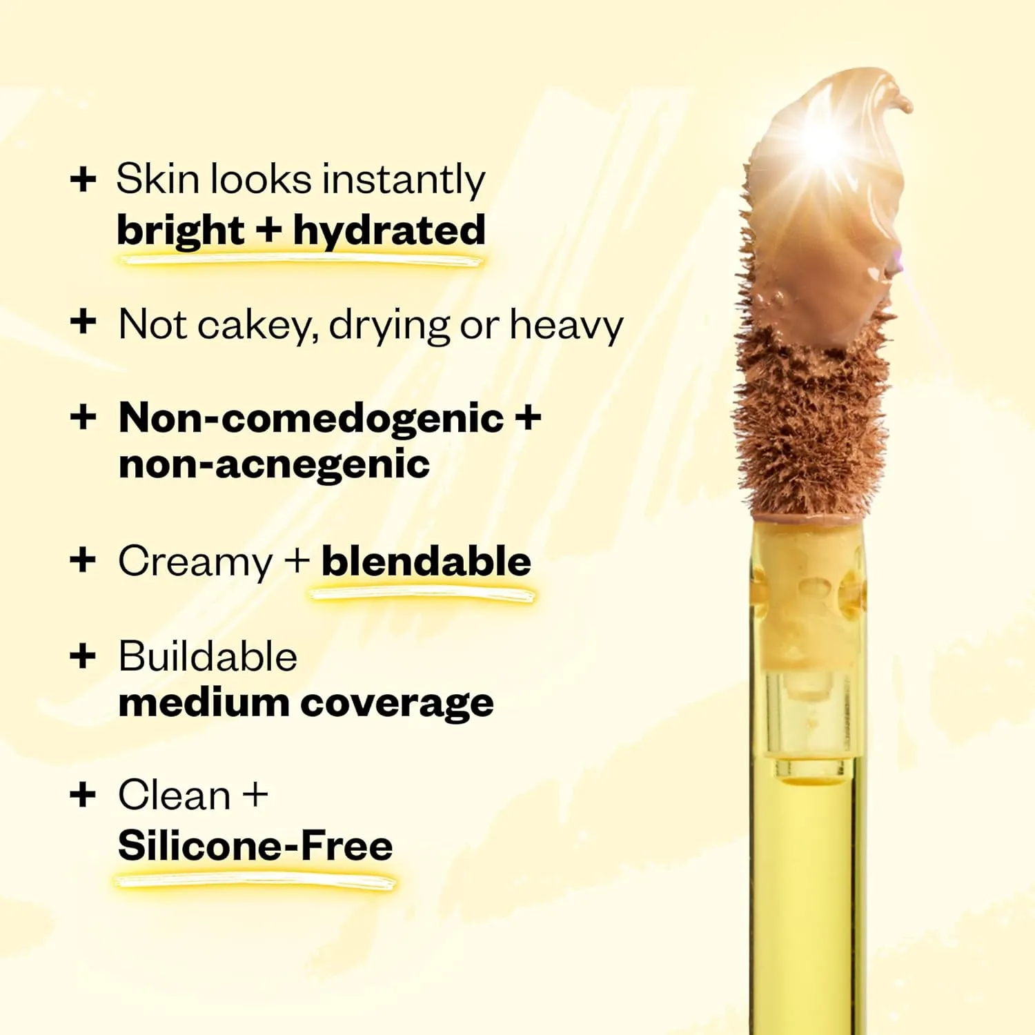 Kosas Mini Revealer Concealer - Medium Coverage Makeup, Conceals Dark Circles Under the Eyes, Dark Spots and Blemishes (Tone 1.5)