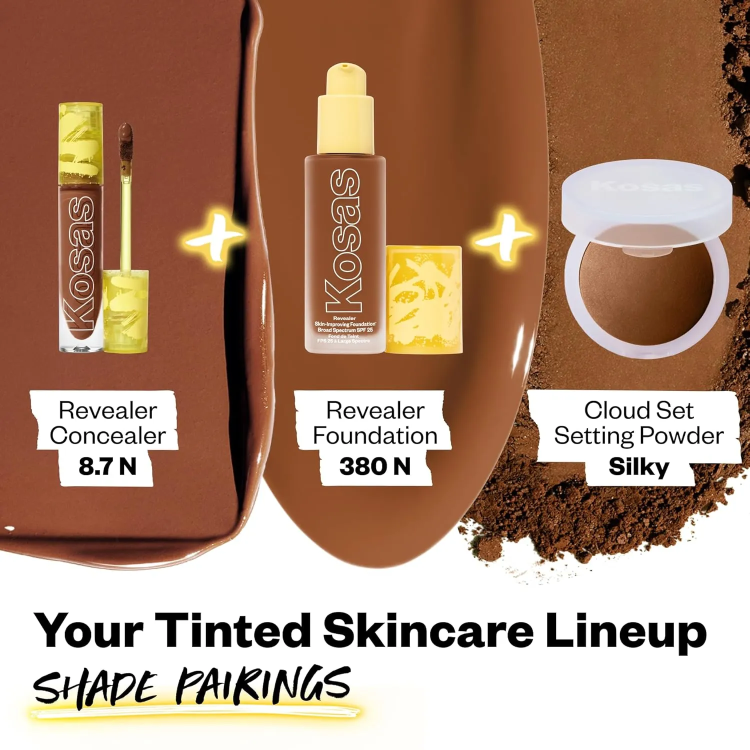 Kosas Mini Revealer Concealer - Medium Coverage Makeup, Conceals Dark Circles Under the Eyes, Dark Spots and Blemishes (Tone 8.7)