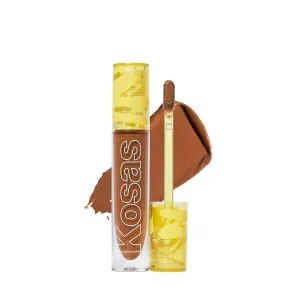 Kosas Revealer Concealer - Medium Coverage Makeup with Hyaluronic Acid, Conceals Dark Circles Under Eyes, Dark Spots and Blemishes   Brightens, Hydrates, Long-Lasting & Vegan, (Tone 8.2 W)
