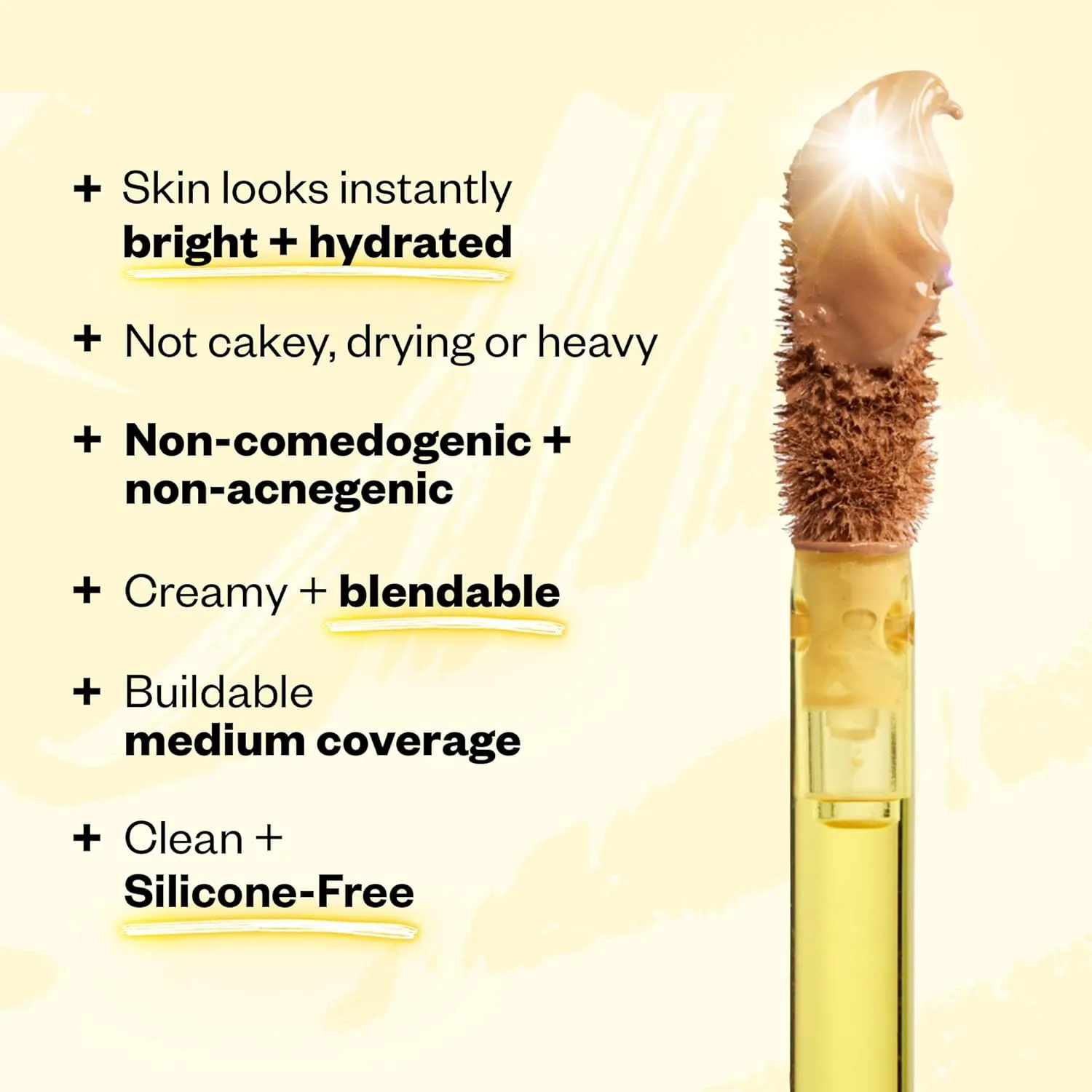 Kosas Revealer Concealer - Medium Coverage Makeup with Hyaluronic Acid, Conceals Dark Circles Under Eyes, Dark Spots and Blemishes   Brightens, Hydrates, Long-Lasting & Vegan, (Tone 8.2 W)
