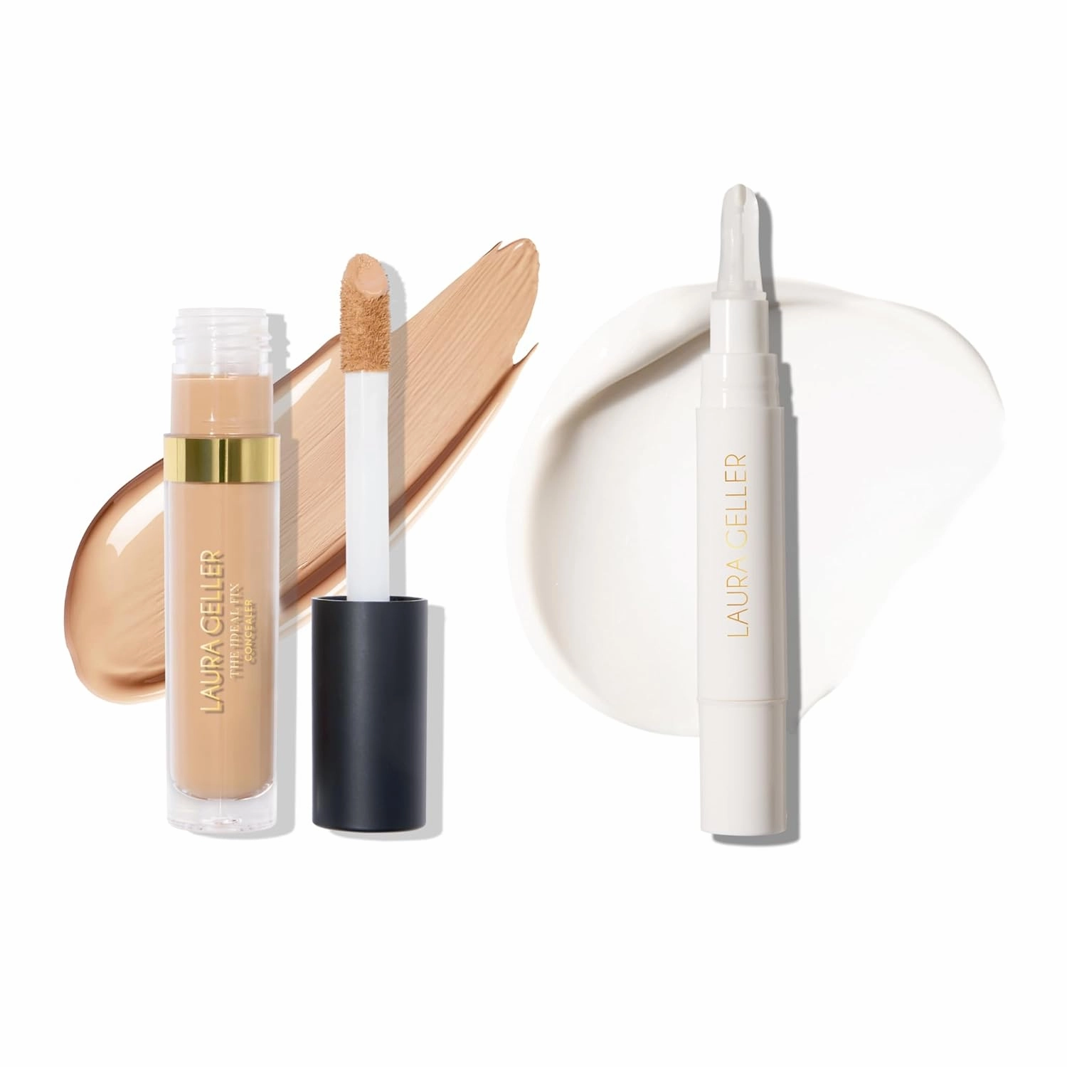 LAURA GELLER Under Eye Duo: Ideal Fix Concealer, Light   Spackle Under Eye Primer
