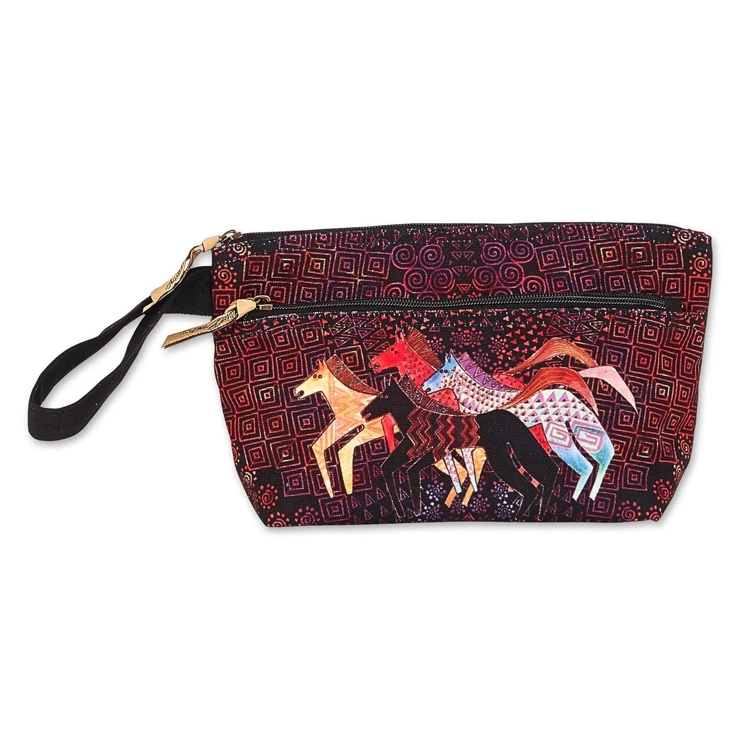 Laurel Burch Cosmetic Bag Coin Purses (B. Brown Horse)