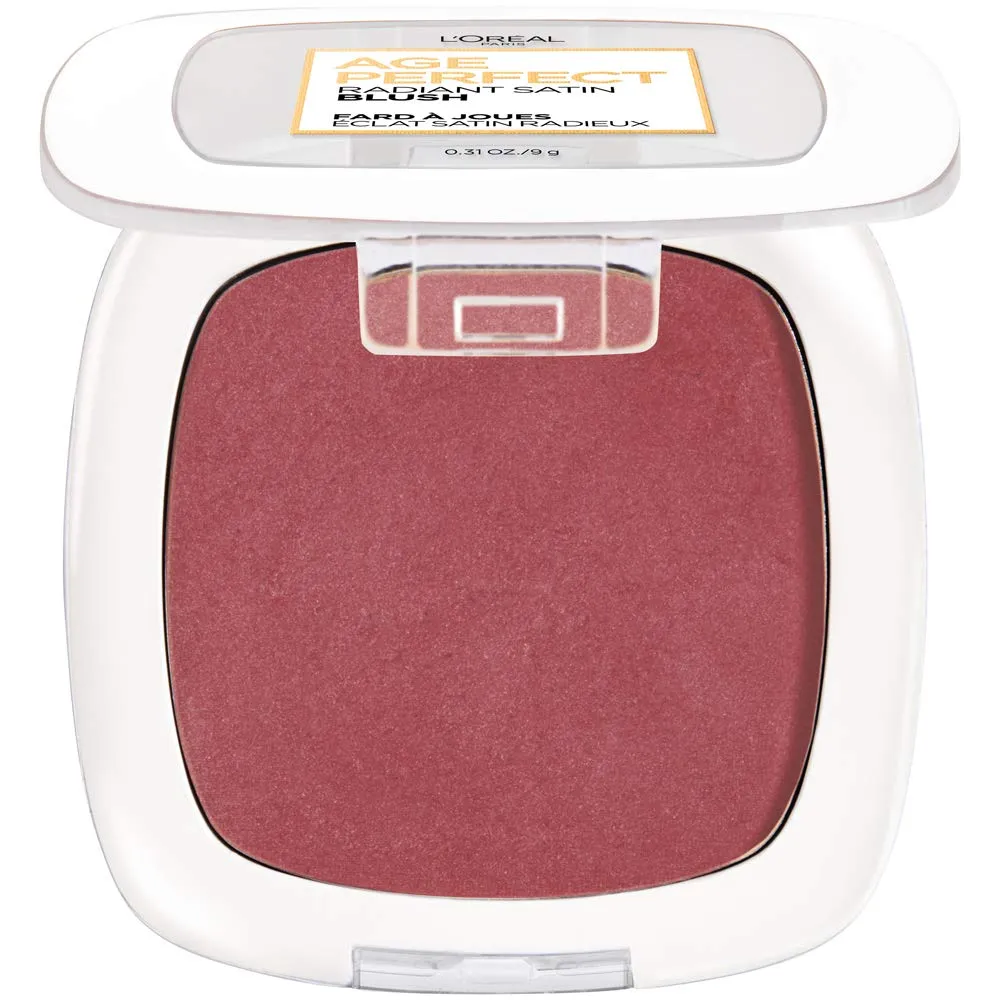 L’Oréal Paris Age Perfect Radiant Satin Blush with Camellia Oil, Berry