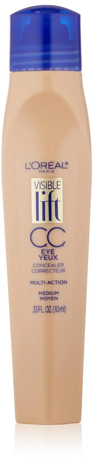 L'Oréal Paris Visible Lift CC Eye Concealer, Medium, 0.33 fl. oz.