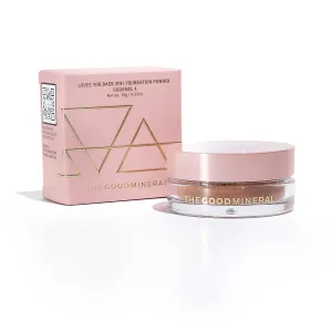 Loves-You-Back 3in1 Mineral Powder Foundation (CARAMEL 4) | Designed for Acne-Prone, Sensitive Skin | Hyperpigmentation | Covers Dark Circles | 3IN1 - Concealer, Foundation   Powder