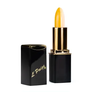 L'Paige L10 - YELLOW/WHITE Split-Stick Lipstick, Aloe Vera Based, Long-lasting, Moisturizing
