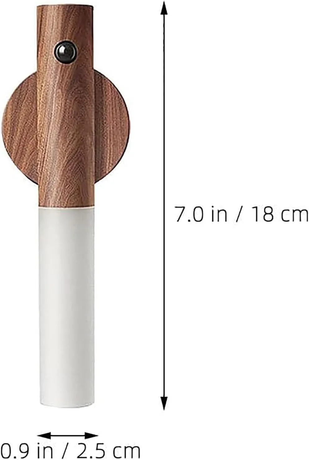 Lumee Light, Lumee Lights Sconces, Lumee Light Motion Sensor Led Lights, Rechargeable Sconces Magnetic Wall Lights Wireless Stairway Lights Portable Hallway Light for Bedroom Stair (Dark Brown*2)