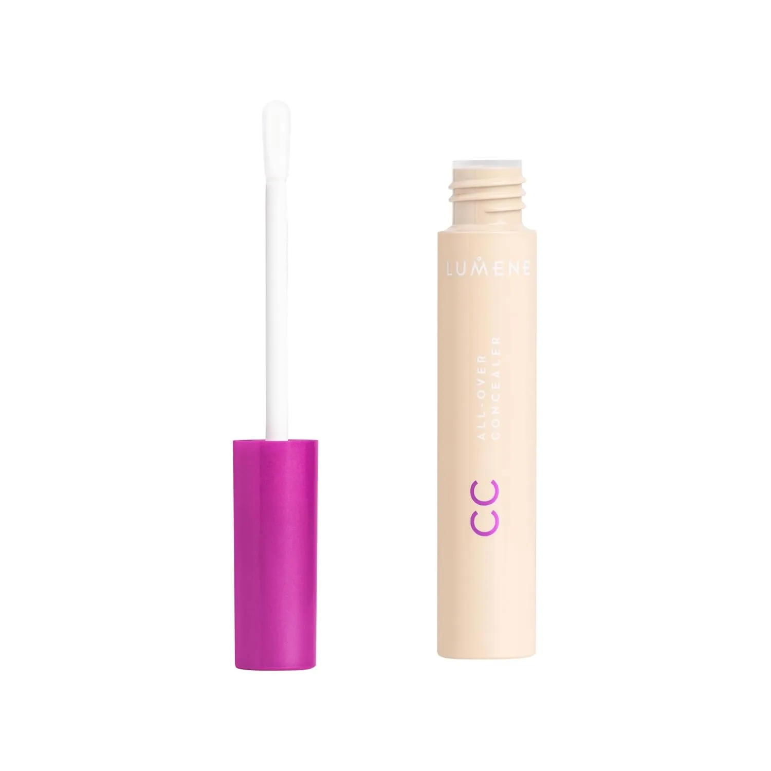 Lumene Under Eye Concealer - CC All-Over Hydrating Concealer with Medium Coverage - Multi-Tasking Under Eye Makeup Infused with Hyaluronic Acid with a Skin-Like Finish - 00 Ultra Light (0.3 fl oz)