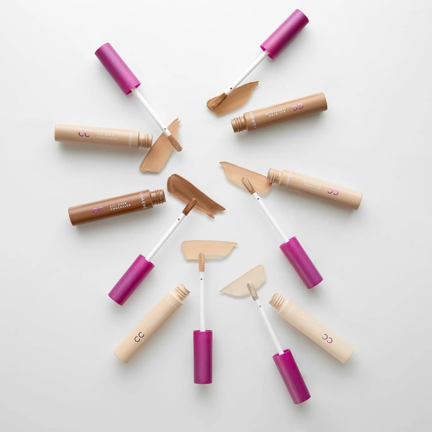 Lumene Under Eye Concealer - CC All-Over Hydrating Concealer with Medium Coverage - Multi-Tasking Under Eye Makeup Infused with Hyaluronic Acid with a Skin-Like Finish - 00 Ultra Light (0.3 fl oz)